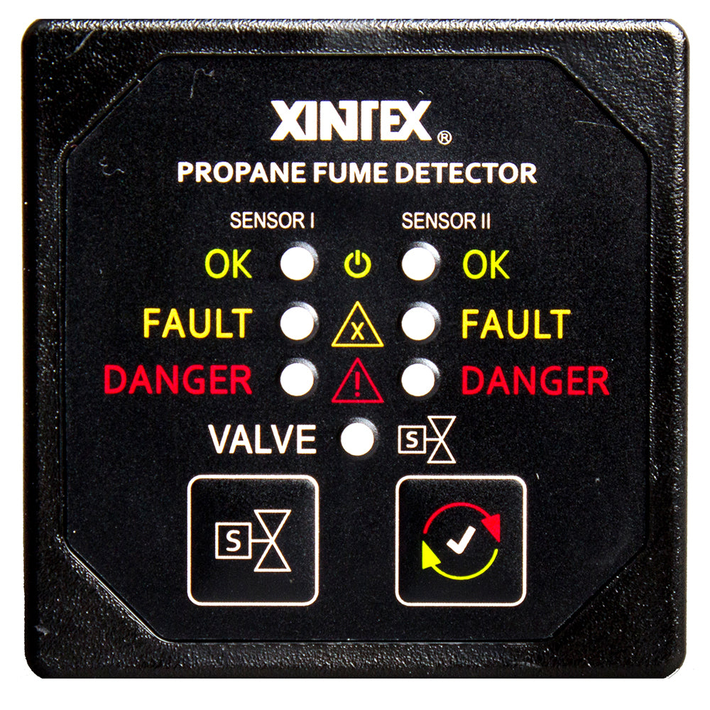 Fireboy-Xintex P-2Bs-R Xintex Propane Fume Detector And Alarm 2 Plastic Sensors Image 1