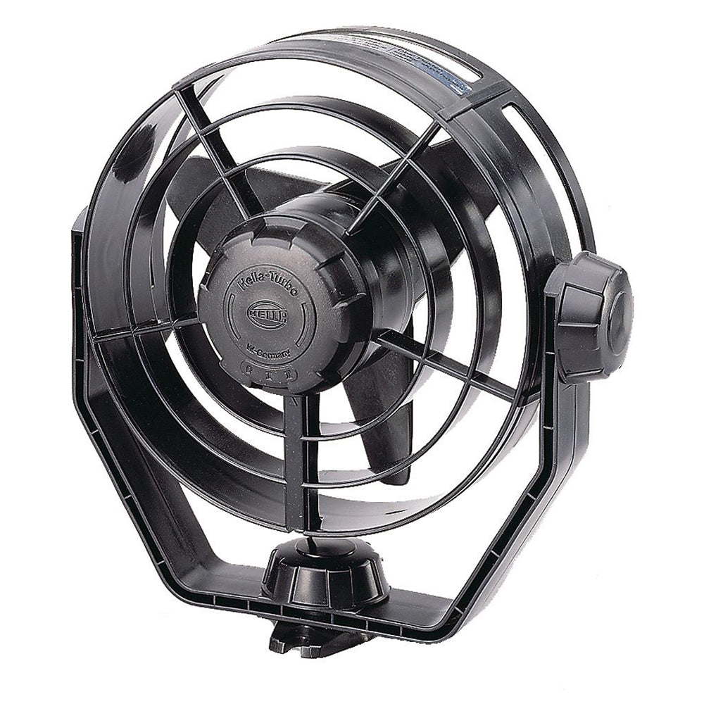 Hella Marine 003361002 2-Speed Turbo Fan 12V Black Image 1