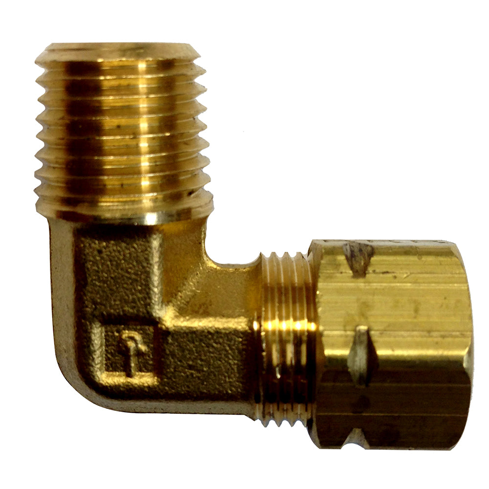 Uflex Usa Ef38-39472N 90° Helm Fitting Up Series 1/4" Npt To 3/8" Comp Image 1