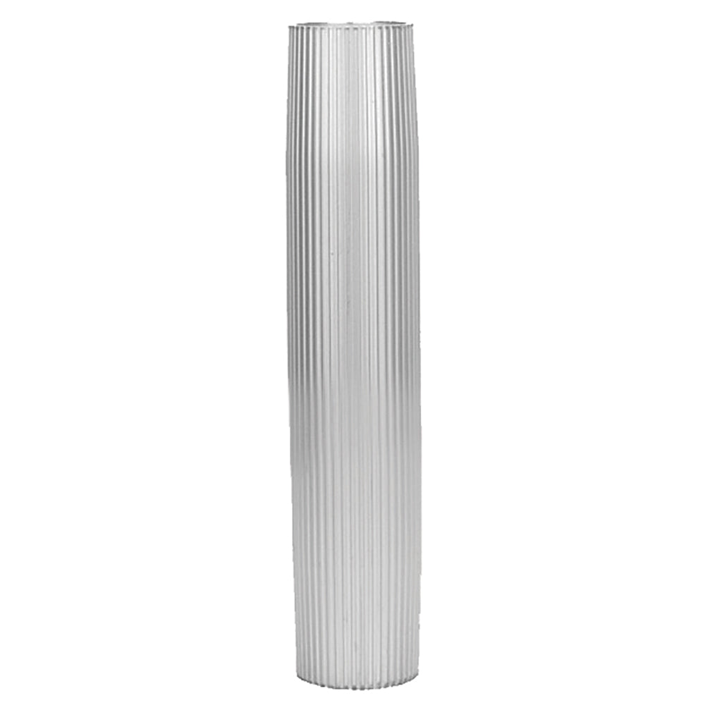 Taco Marine Z60-8266Vel26-2 Aluminum Ribbed Table Pedestal 2-3/8" O.D. 26"" Image 1