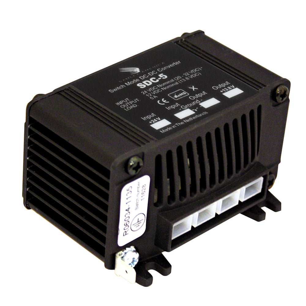 Samlex SDC5 24 Volt DC to 12 High Efficiency Switch-Mode Step Down 5 Amp Power Supply Image 1