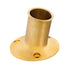 Whitecap S-5002B Top-Mounted Flag Pole Socket Polished Brass 1" Id Image 1