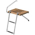 Whitecap 68900 Teak Swim Platform 2-Step Telescoping Ladder Boats Outboard Moto Image 1