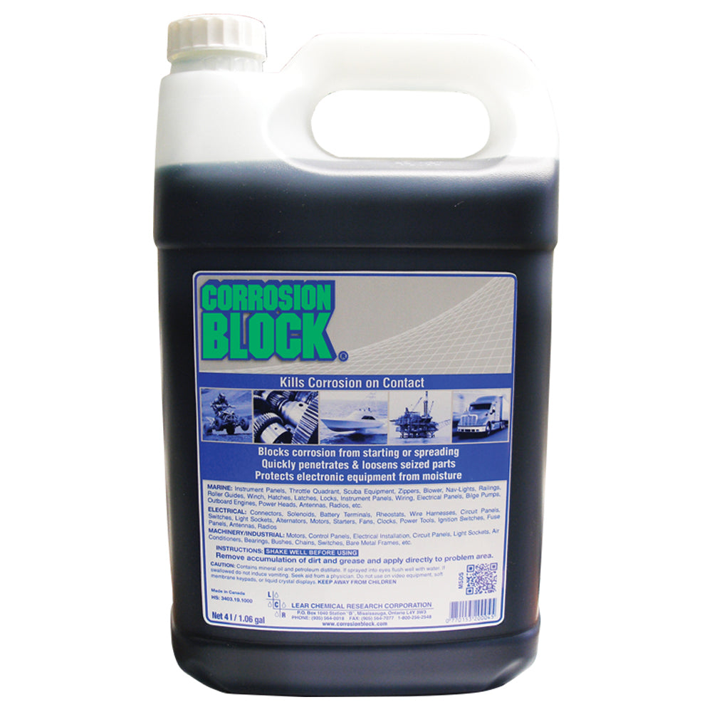 Corrosion Block 20004 Liquid 4-Liter Refill Non-Hazmat Non-Flammable And Image 1