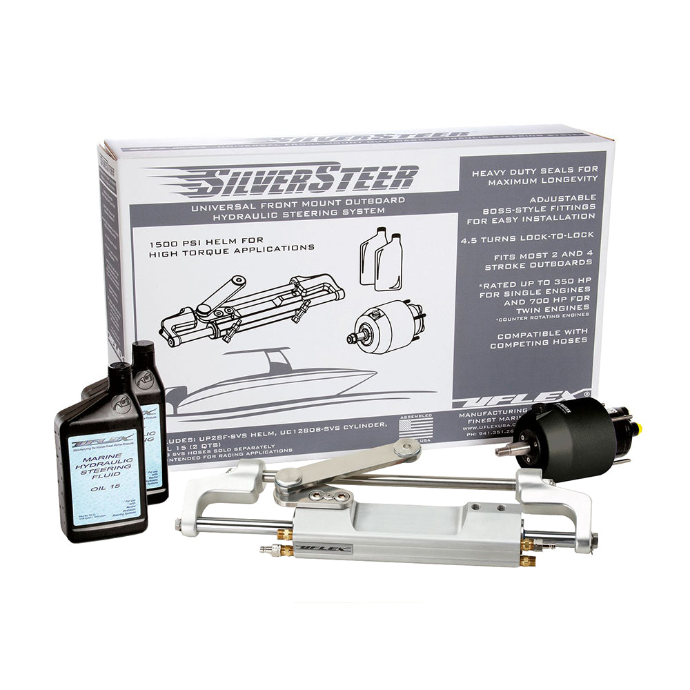 Uflex Usa Silversteer 2Tb Silversteer Universal Front Mount Outboard Hydraulic Image 1
