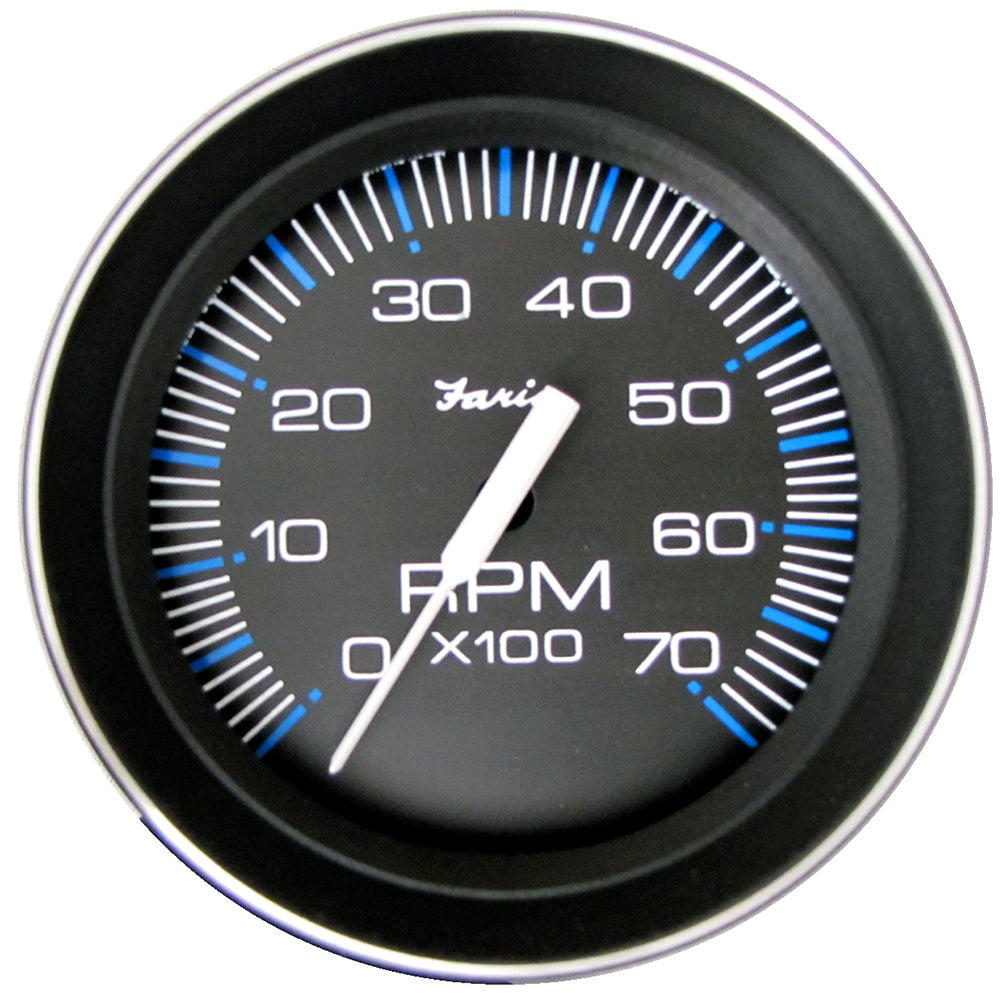 Faria Beede Instruments 33005 4" Tachometer 7000 Rpm All Outboard Coral Image 1
