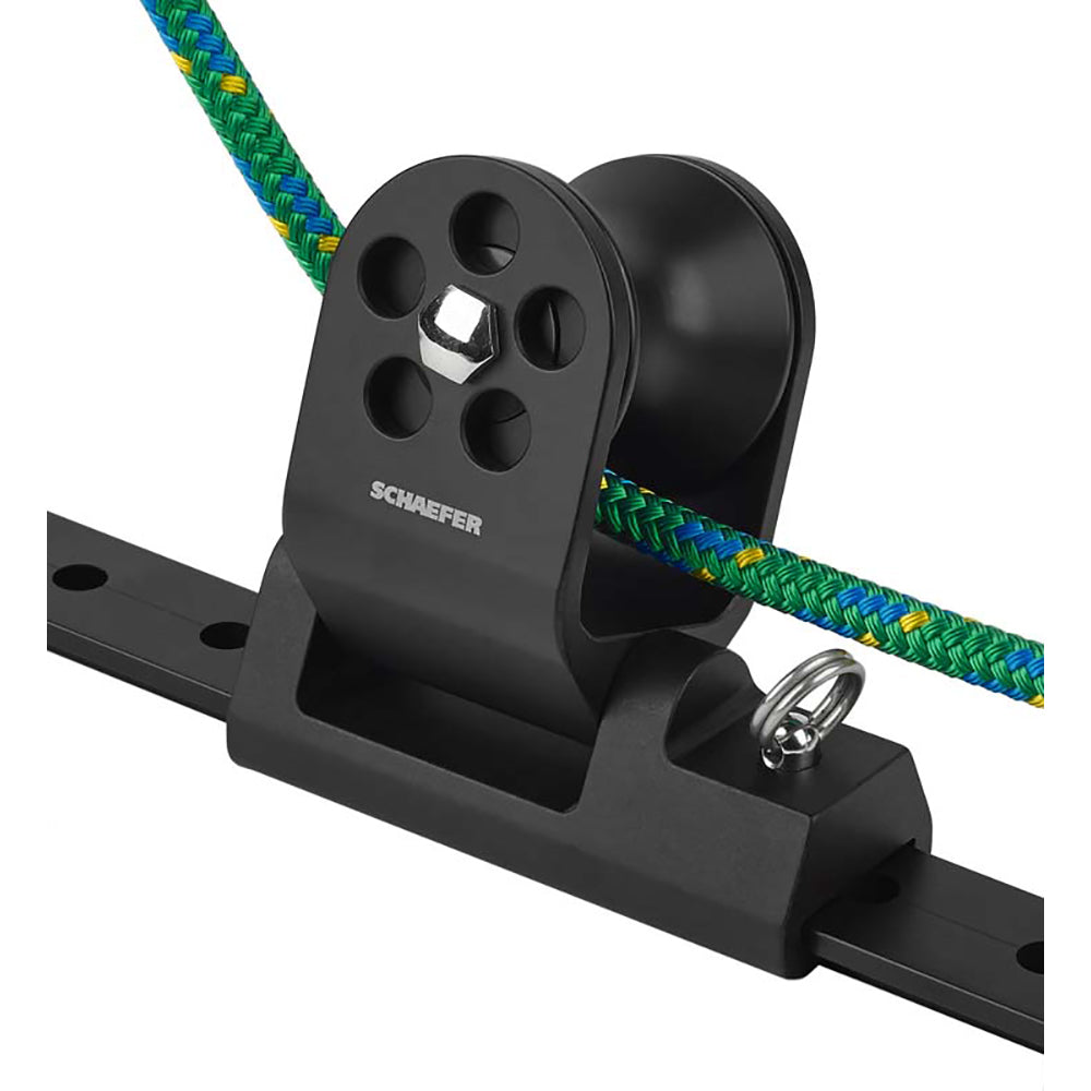 Schaefer Marine 32-97 Twin Sheet Block 1-1/4" T-Track Black Image 1