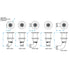 Groco Scus-1590 Deck Scupper 90 Degree 1-1/2" Hose Connection