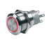 Bep Marine 80-511-0002-00 Push-Button Switch 12V Momentary On/Off Red Led Image 1