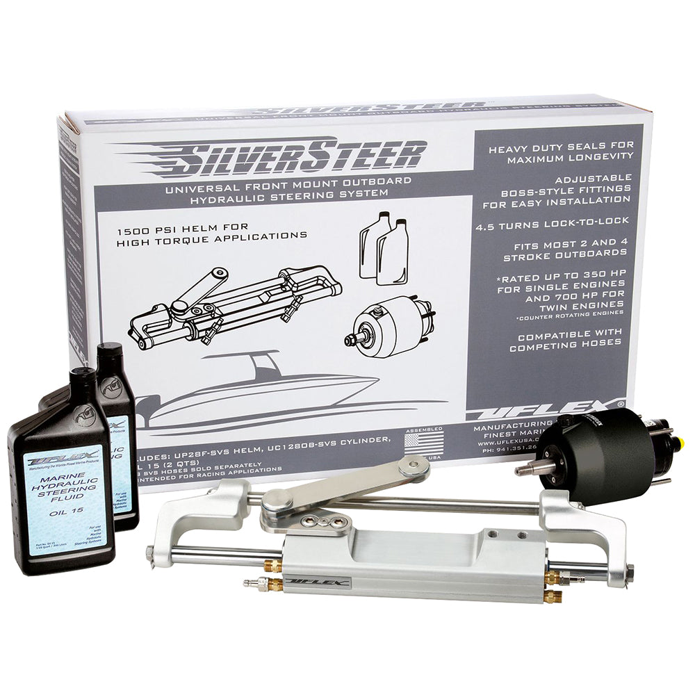 Uflex UC130 V2 SilverSteerxp2T Outboard Hydraulic Tilt Steering System Image 1