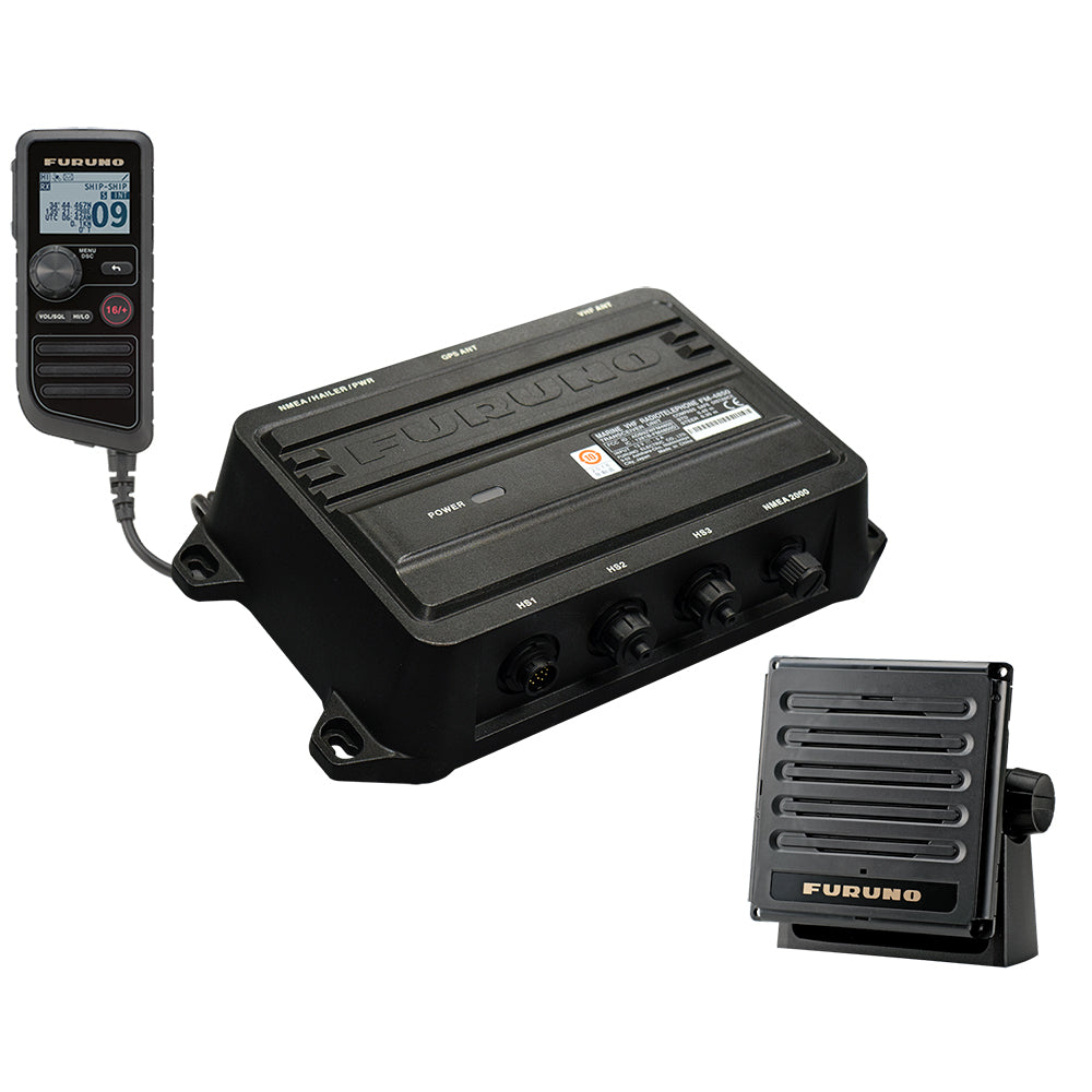 Furuno FM4850 Black Box VHF Radio GPS AIS DSC and Loudhailer Image 1