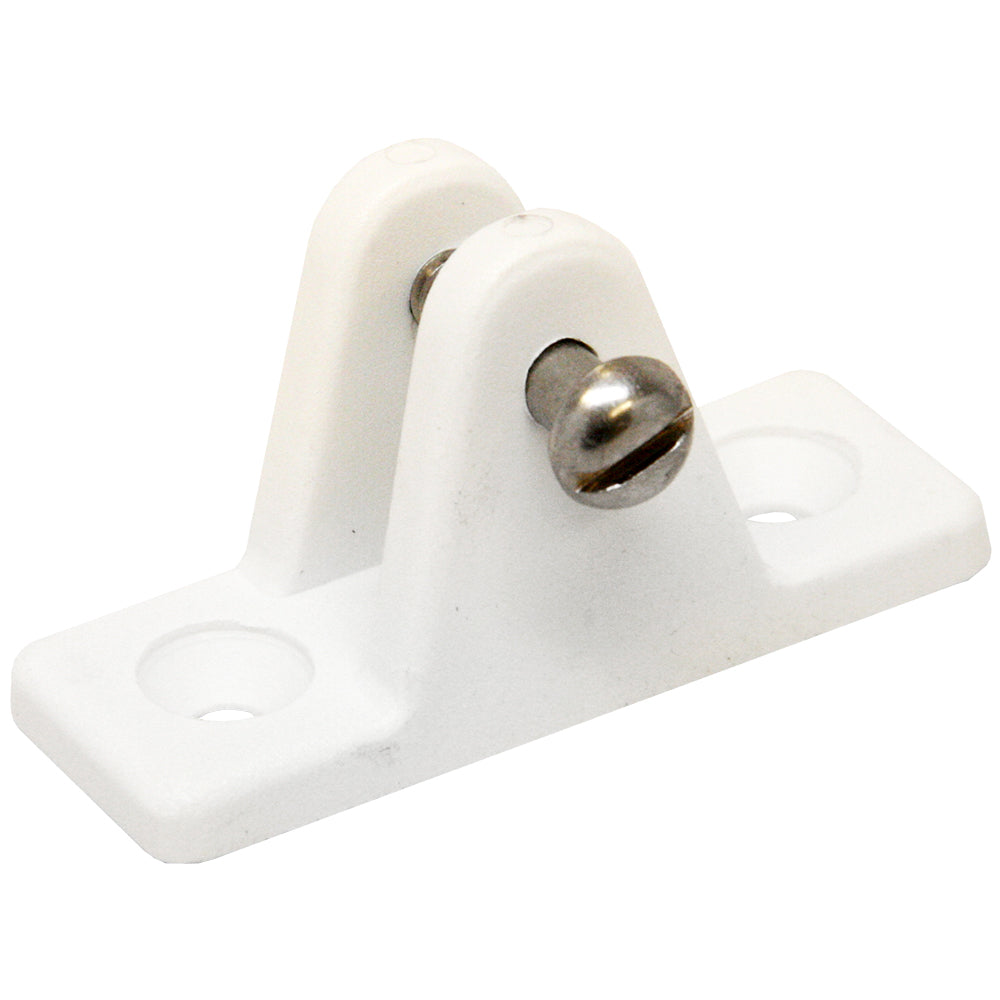 Sea-Dog Line 273231-1 Lg Deck Hinge/Angled Wht 2/Cd Image 1