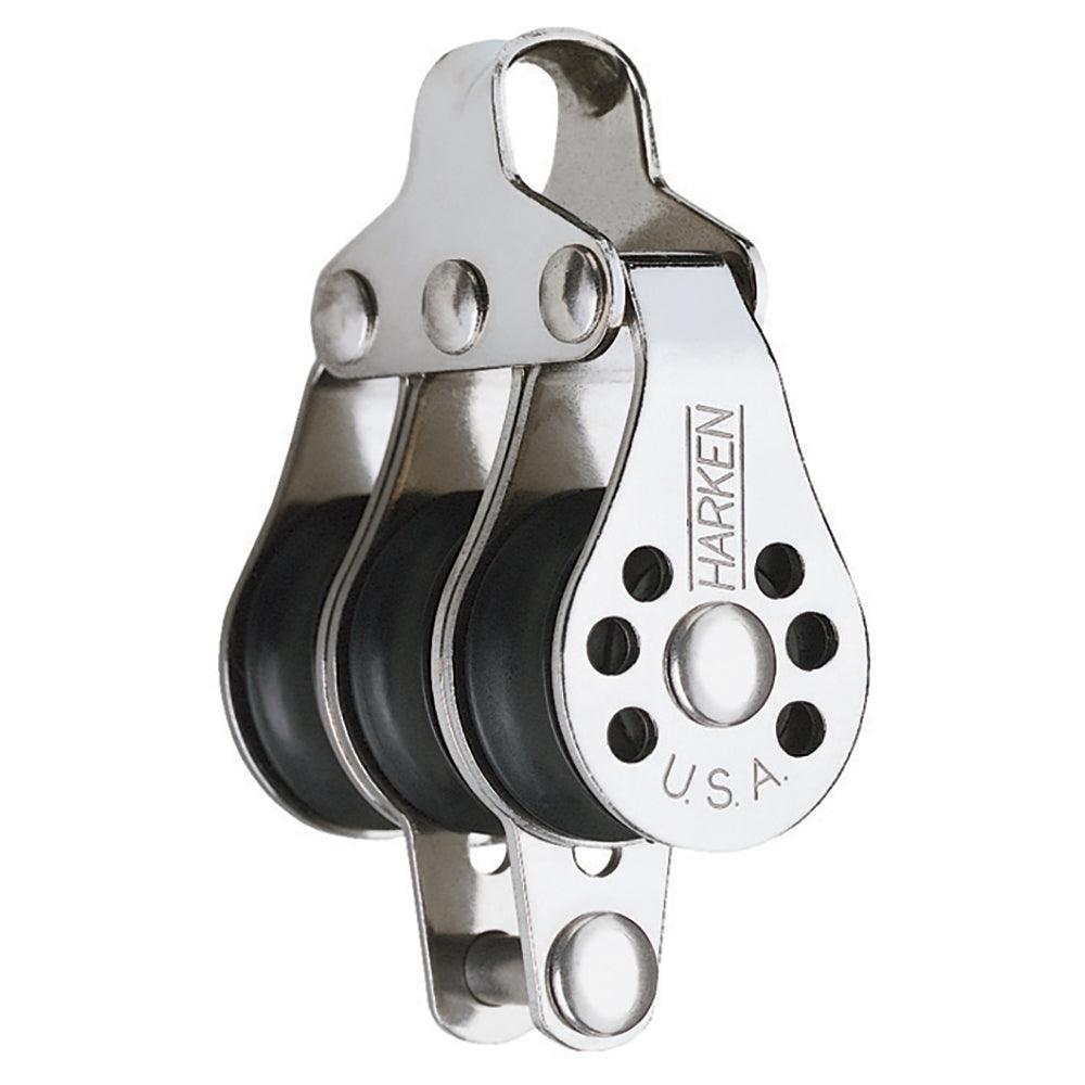 Harken 229 22mm Triple Micro Block with Becket Image 1