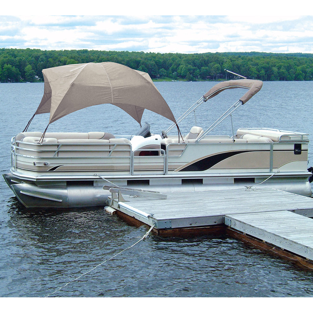 Taylor 12003OS Pontoon Easy Up Shade Top Sand Image 1