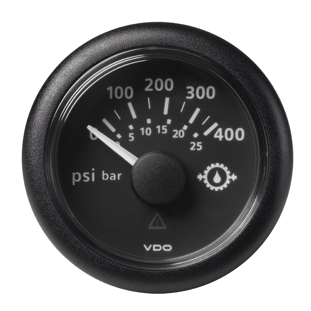 Vdo Marine A2C59514145 2-1/16" 52Mm Viewline Transmission Oil Pressure 400 Image 1