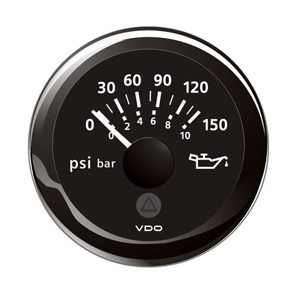 Vdo Marine A2C59514118 2-1/16" 52Mm Viewline Oil Pressure Indicator 8-16V 0 To Image 1