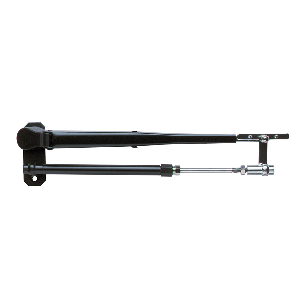 Marinco 33032A Wiper Arm Deluxe Black Stainless Steel Pantographic 12"-17"" Image 1