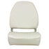 Springfield Marine 1040649 High Back Folding Seat White