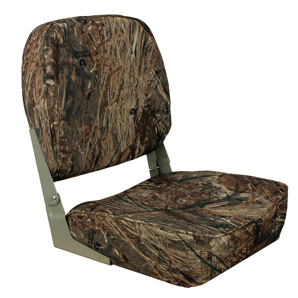 Springfield Marine 1040627 Economy Folding Seat - Mossy Oak Duck Blind Image 1
