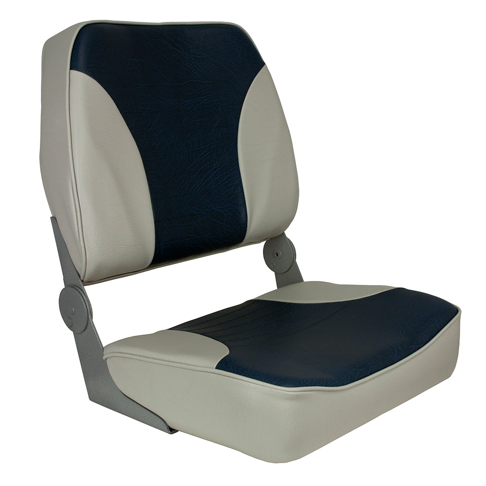 Springfield Marine 1040691 XXL Folding Seat - Grey/Blue Image 1