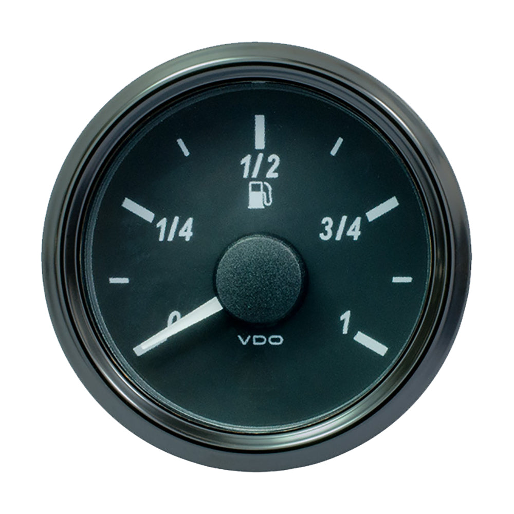 Vdo A2C3833110030 Singleviu 52Mm 2-1/16" Fuel Level Gauge Euro 90-5 Ohm Image 1