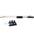 Panther Products Kpp120W 12' King Pin Anchor Pole 2-Piece White Image 1