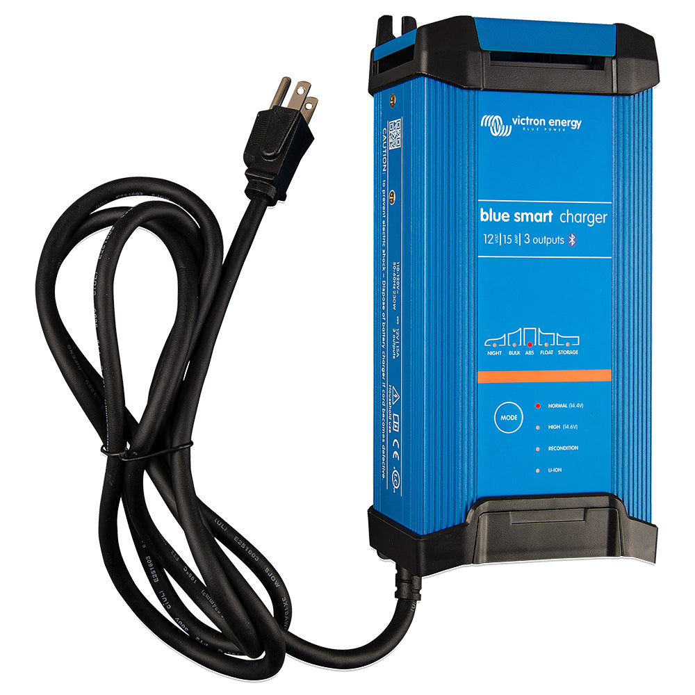 Victron Energy Bpc121546102 Blue Smart Ip22 12Vdc 15A 3 Bank 120V Charger Dry Image 1