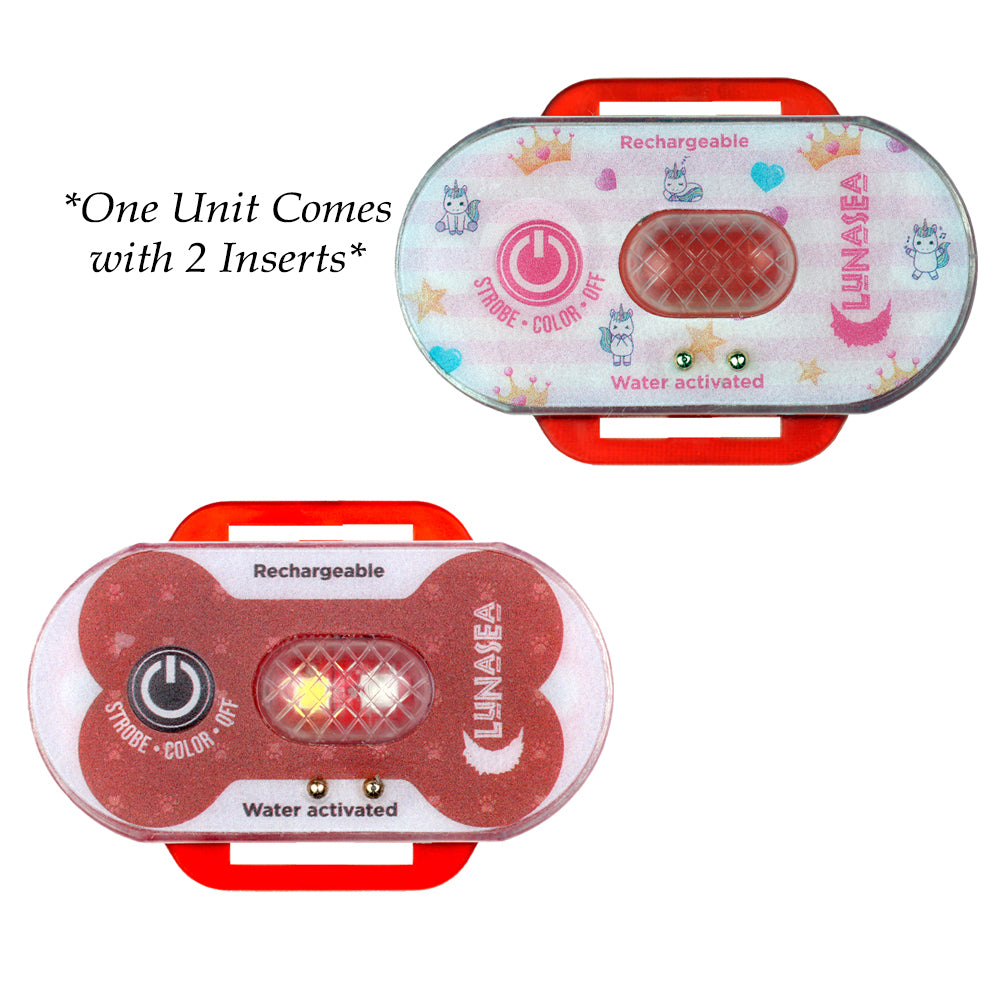 Lunasea Lighting Llb-70Rb-E0-00 Child/Pet Safety Water Activated Strobe Light Image 1