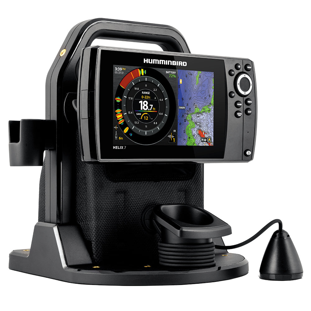 ICE HELIX 7 CHIRP GPS G4 SONAR FISHFINDER & CHARTPLOTTER (HUMMINBIRD)