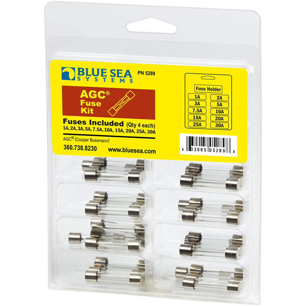 Blue Sea Systems 5289 Agc Fuse Kit 41-Piece Image 1
