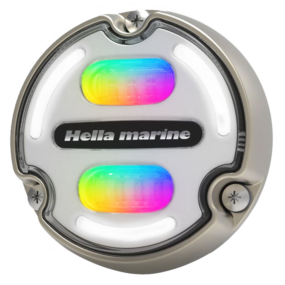 Hella Marine 016148-101 Apelo A2 Rgb Underwater Light 3000 Lumens Bronze Image 1