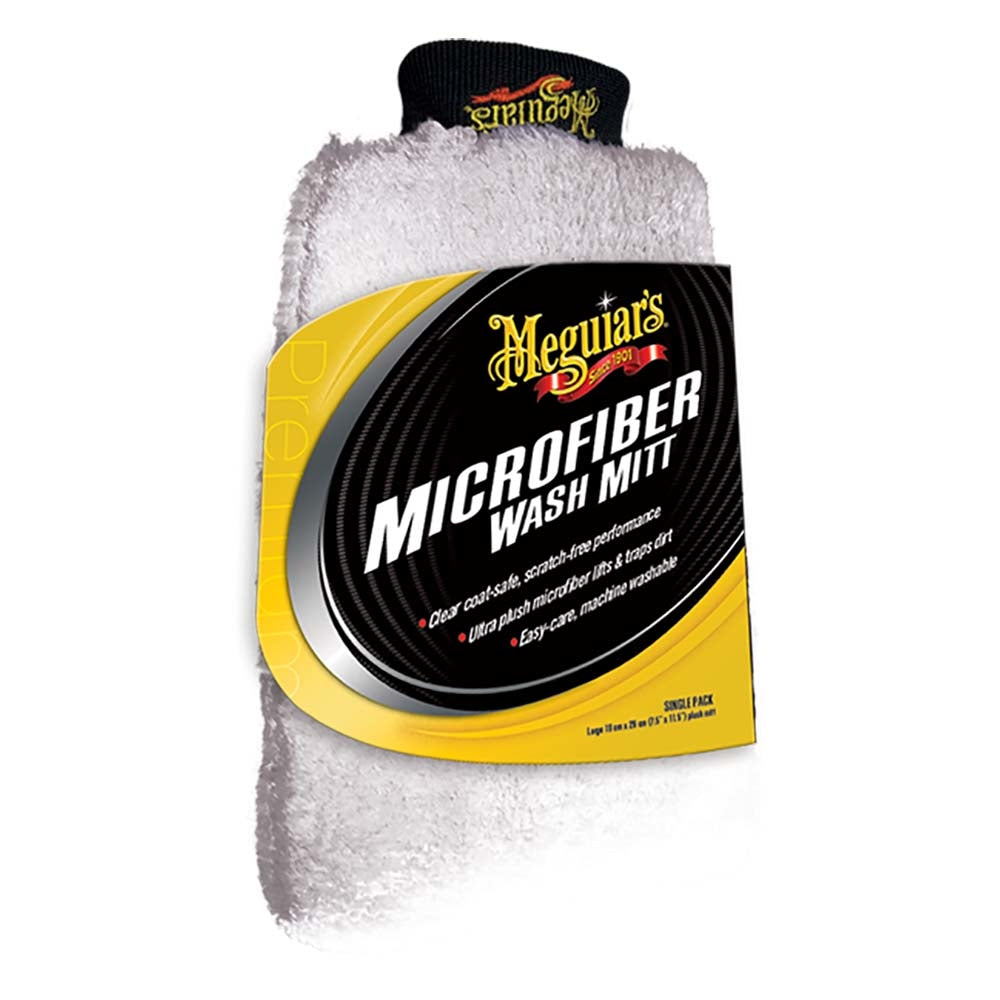 Meguiar's X3002 Microfiber Wash Mitt - Premium Car Cleaning Tool Image 1