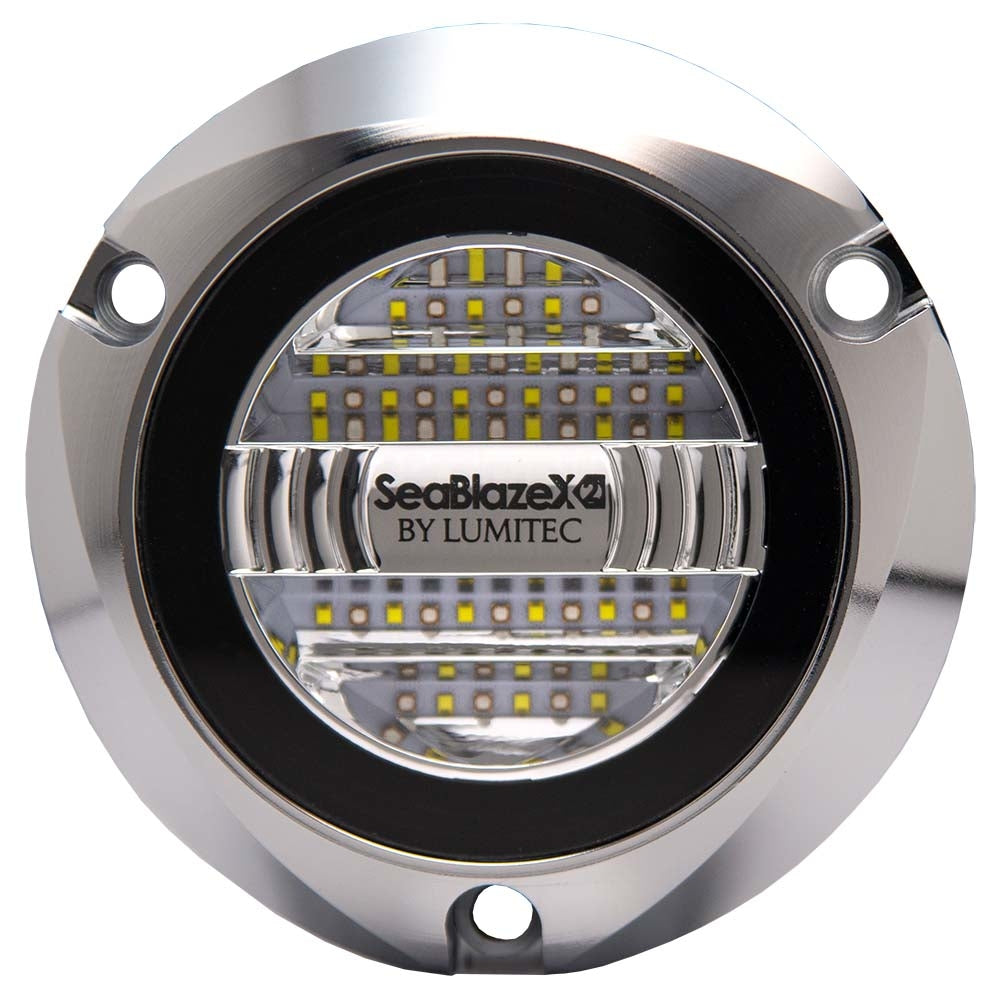 Lumitec 101591 Seablaze X2 Spectrum Rgbw Led Surface Mount Polished Housing Image 1