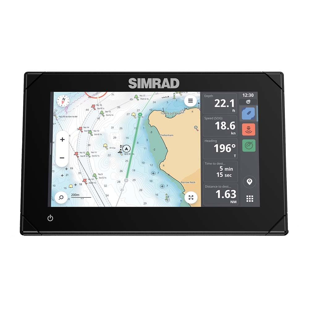 Simrad 000-15214-001 Nsx 3007 7" Combo Chartplotter And Fishfinder Display Only Image 1