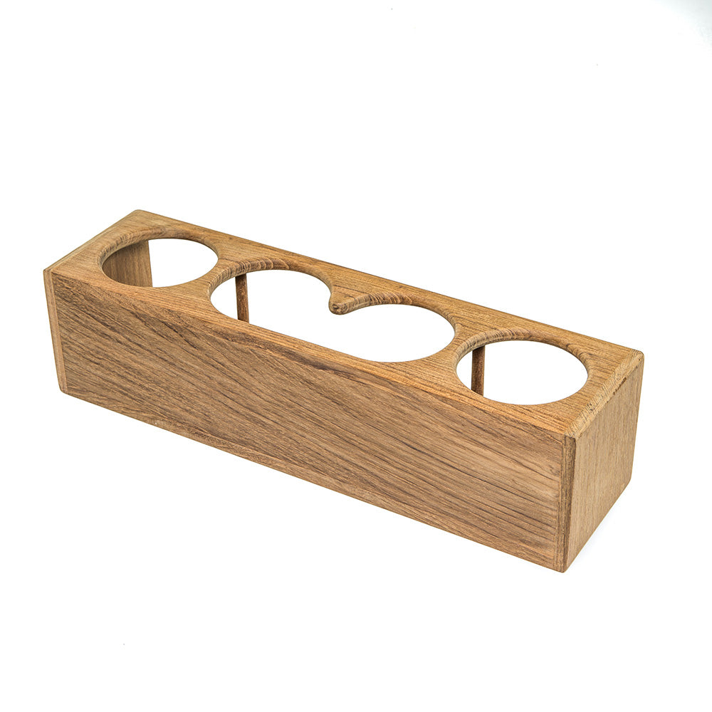 Whitecap 62632 Four Drink/Binocular Rack Teak