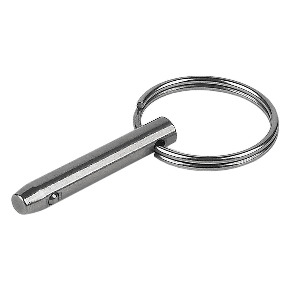 Schaefer Marine 98-2510 Quick Release Pin 1/4" x 1" Stainless Steel 316 Image 1
