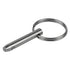 Schaefer Marine 98-2510 Quick Release Pin 1/4" x 1" Stainless Steel 316 Image 1