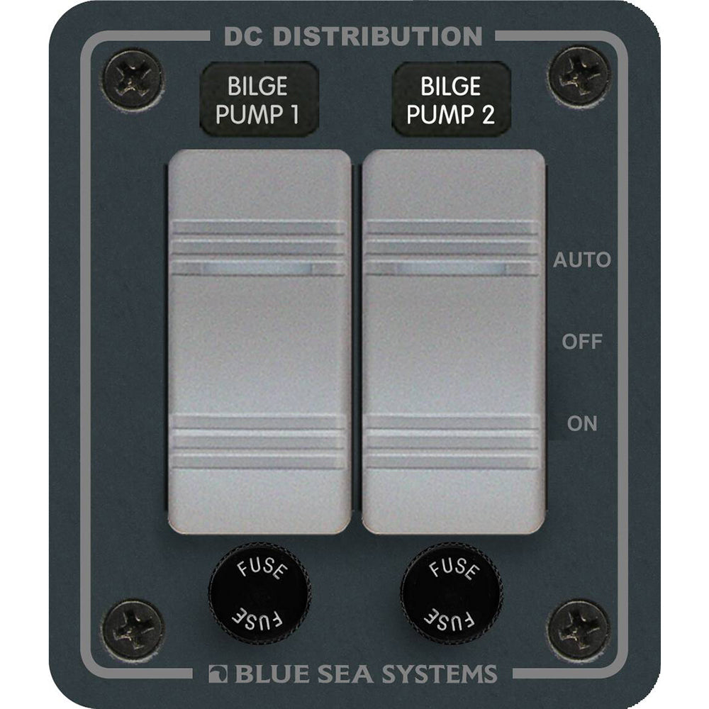 Blue Sea Systems 8664 Contura 2 Bilge Pump Control Panel Image 1