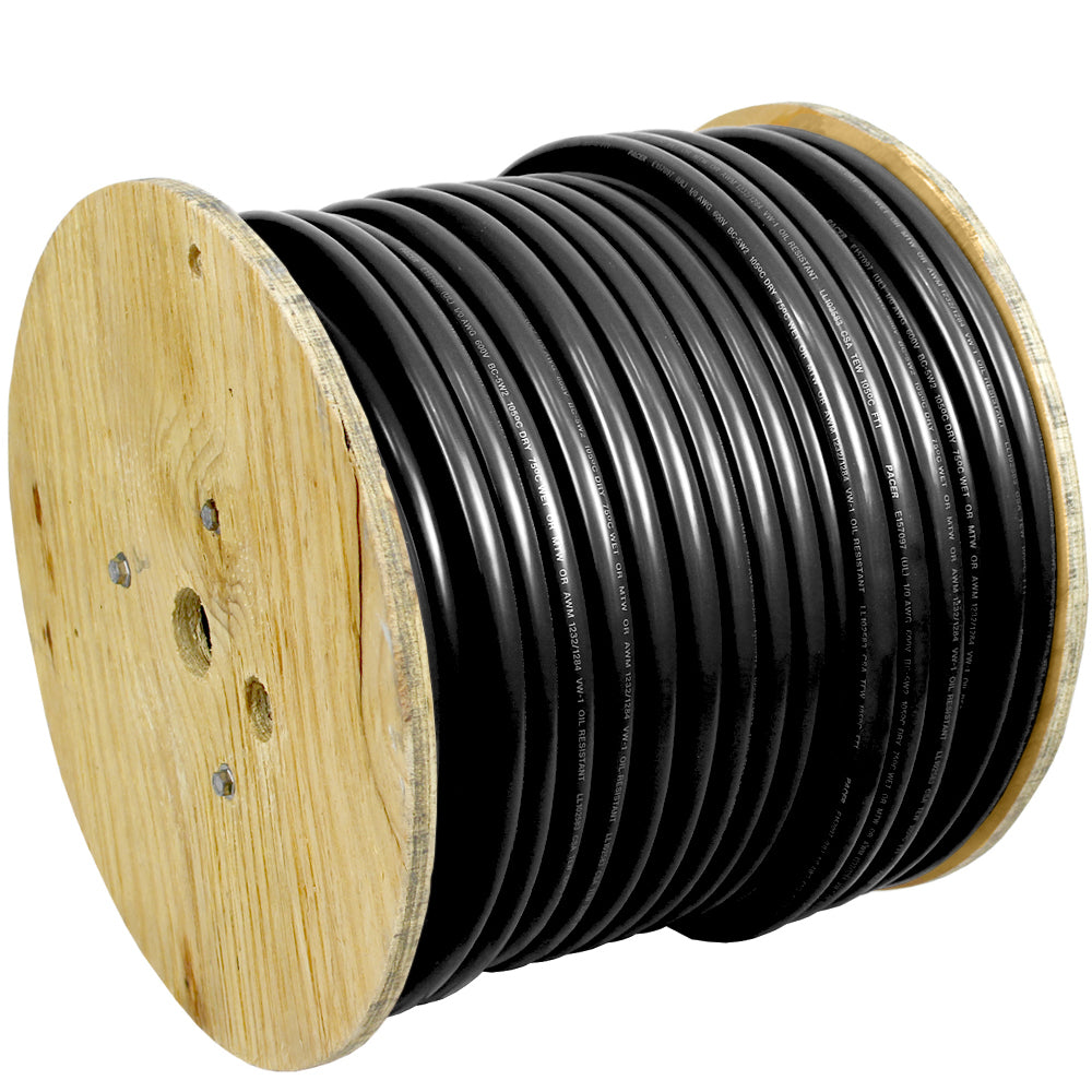 Pacer WUL4/0BK-250 Marine Battery Cable 4/0 AWG Black 250'' Image 1