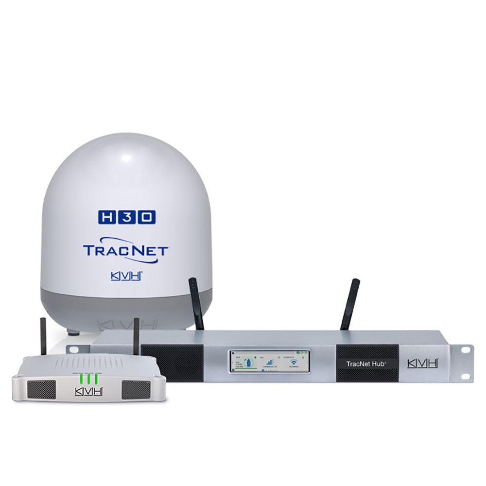 Kvh 01-0432-11 Tracnet H30 Ku-Band Antenna Tracnet Hub Image 1