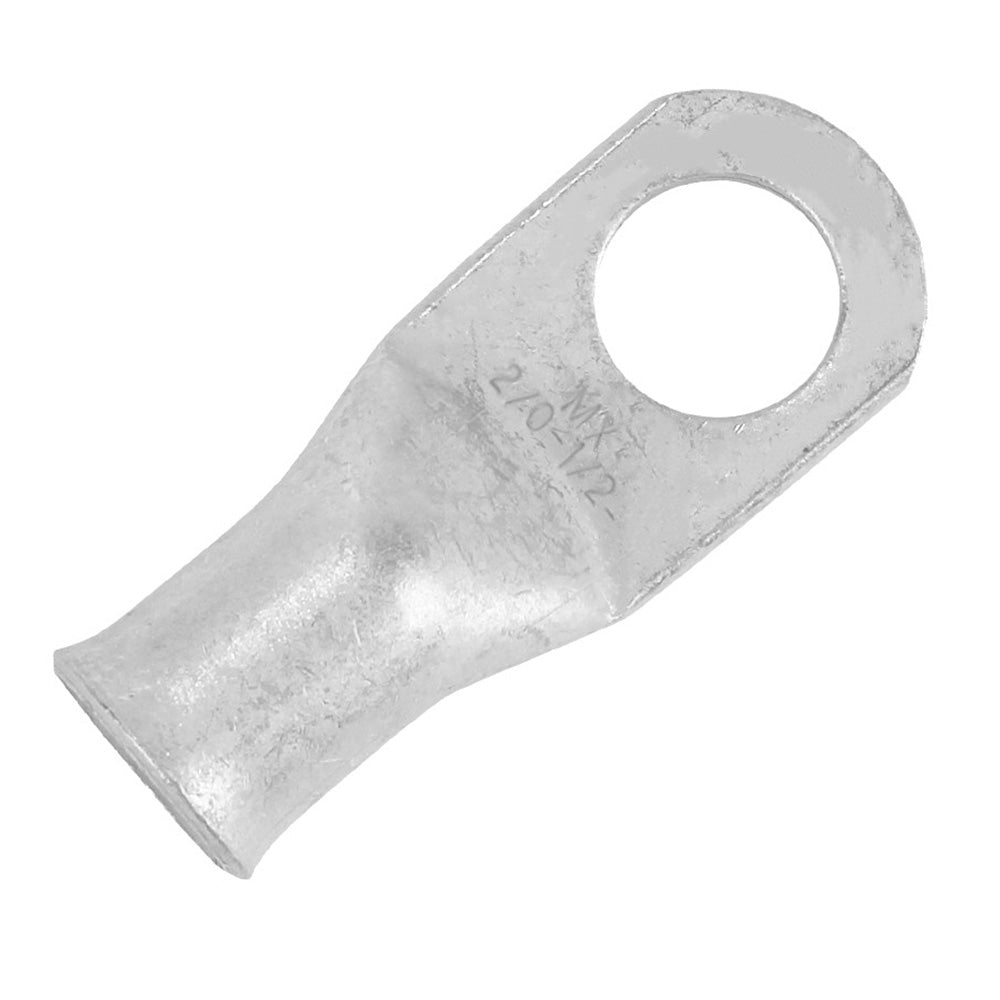 Pacer TAE2/0-12R-10 Tinned Lug 2/0 AWG 1/2" Stud Size - 10 Pack Image 1