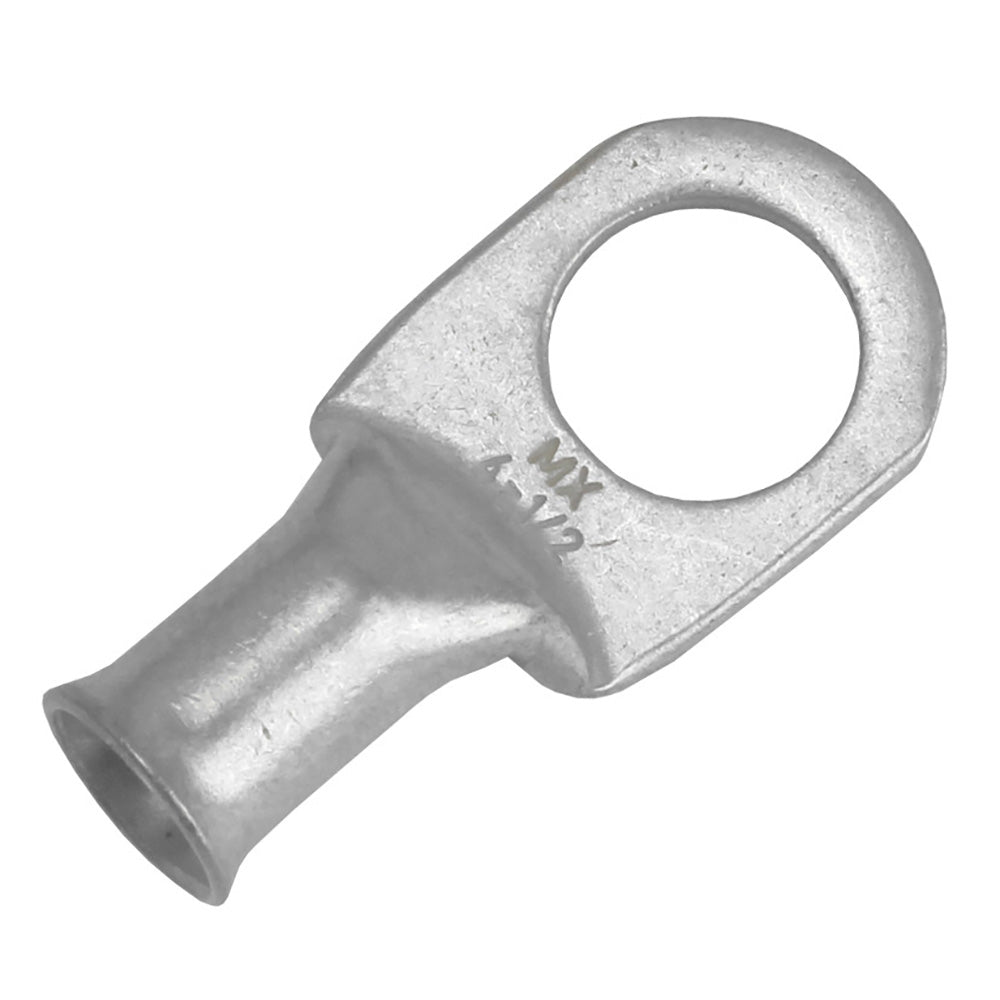Pacer TAE4-12R-10 Tinned Lug 4 AWG 1/2" Stud Size 10 Pack Image 1