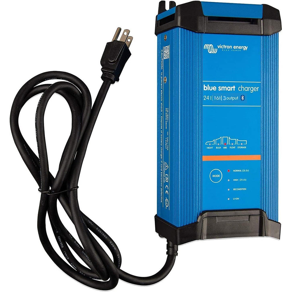 Victron Energy Bpc241648102 Blue Smart Ip22 24Vdc 16A 3 Bank 120V Charger Dry Image 1