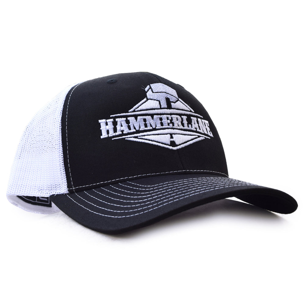 Hammerlane 1020324 Trucker Cap - Black/White Image 1