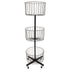 Portfolio 3TBASKETDSP 3-Tier Basket Bin Display - Black Image 1