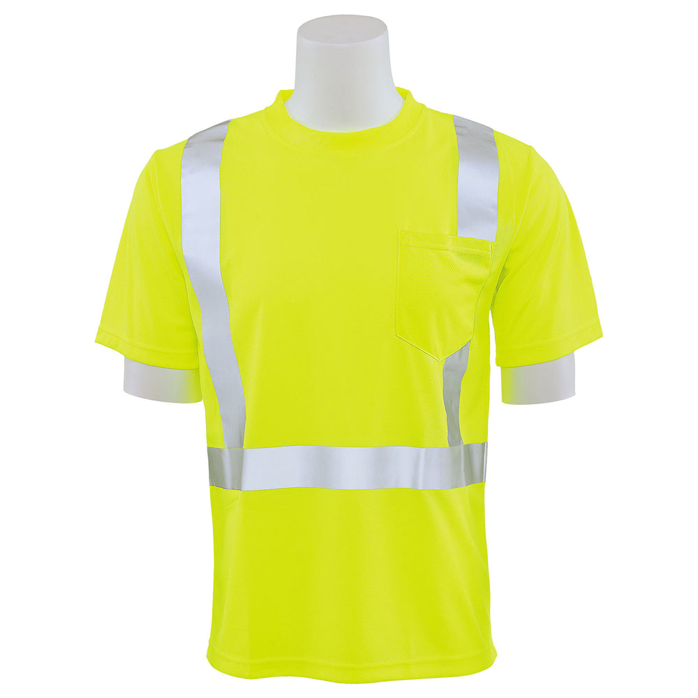 Awarewear 61670 T-Shirt - Hi Viz Lime, Short Sleeve, ANSI Type R Image 1