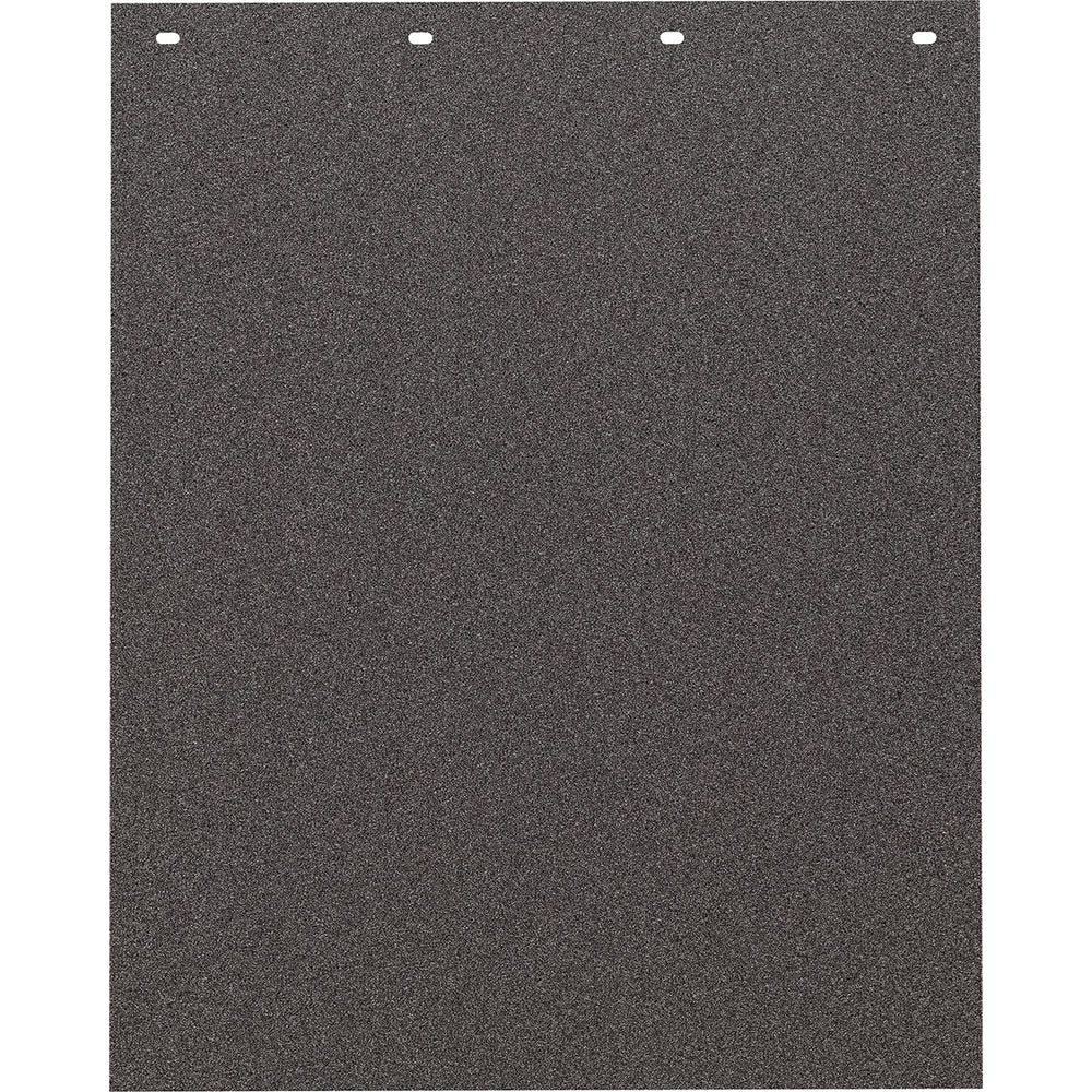 Deflecto AE2436RCBCPL Mud Flap Gray Rounded Corners Image 1