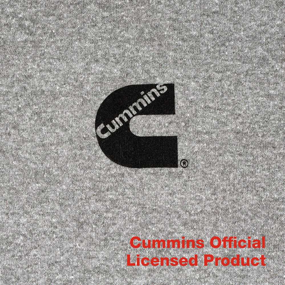 Cummins CMN5004 Unisex Fleece Pullover Hoodie Sweatshirt In Gray Comfortable