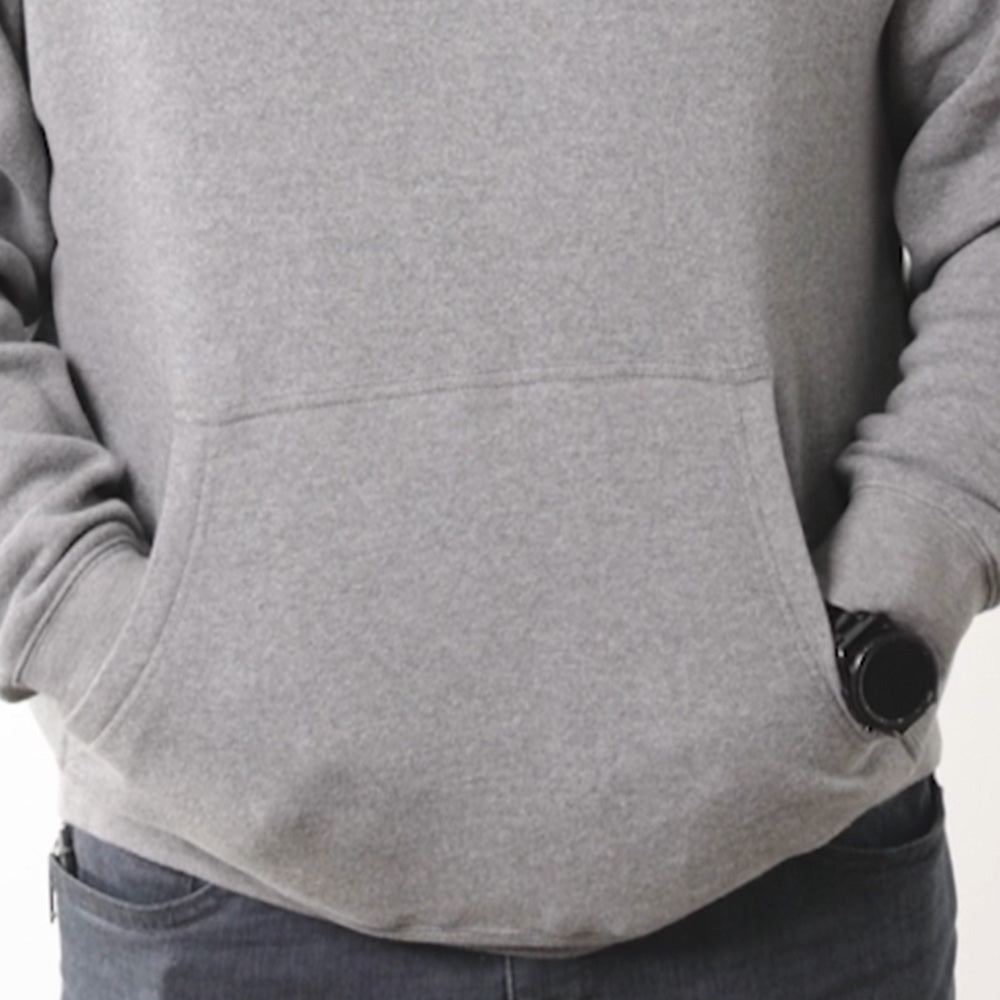 Cummins CMN5004 Unisex Fleece Pullover Hoodie Sweatshirt In Gray Comfortable