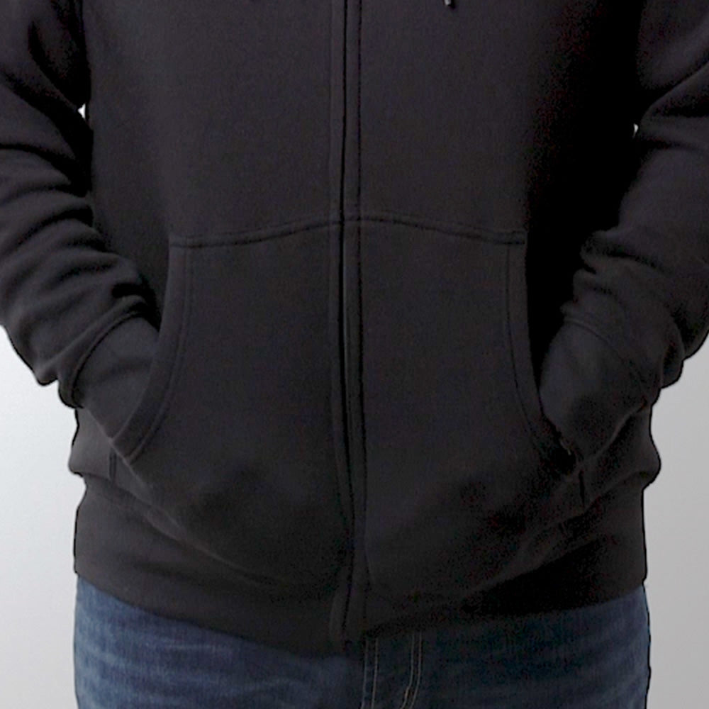 Cummins CMN5011 Unisex Fleece Full Zip Hoodie 100 Percent Cotton Sweatshirt